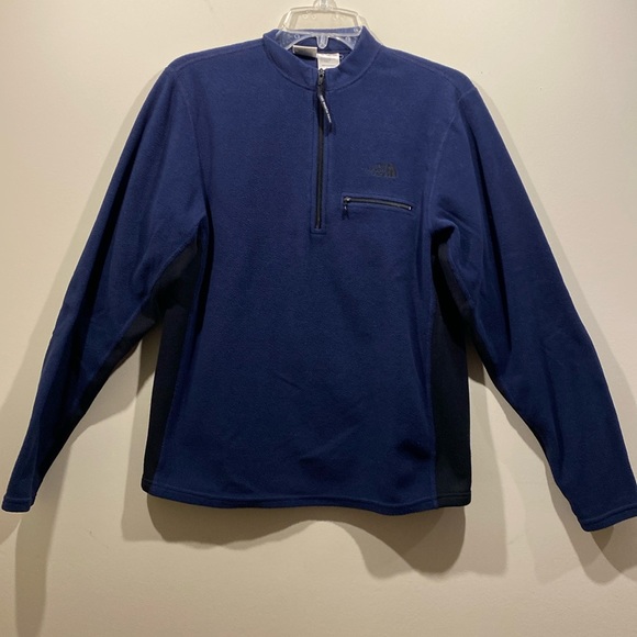 The North Face Other - (M) North Face men’s (unisex) half zip, navy fleece